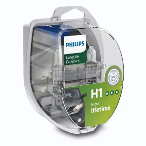Żarówki halogenowe Philips LongLife EcoVision H1